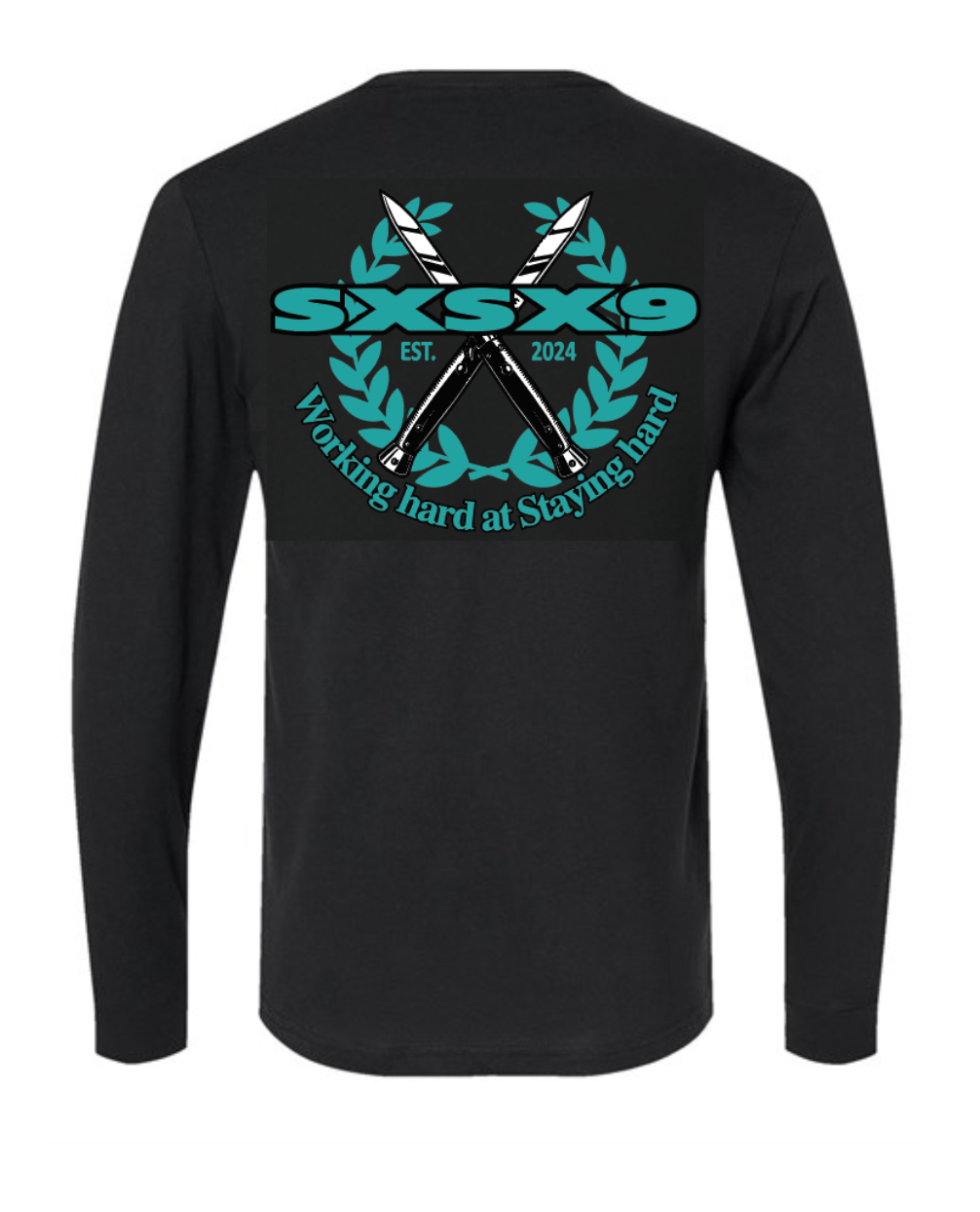 Black Long Sleeve SXSX9 Switchblade Logo